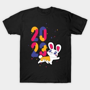 Funny New Years with a cute Rabbit T-Shirt